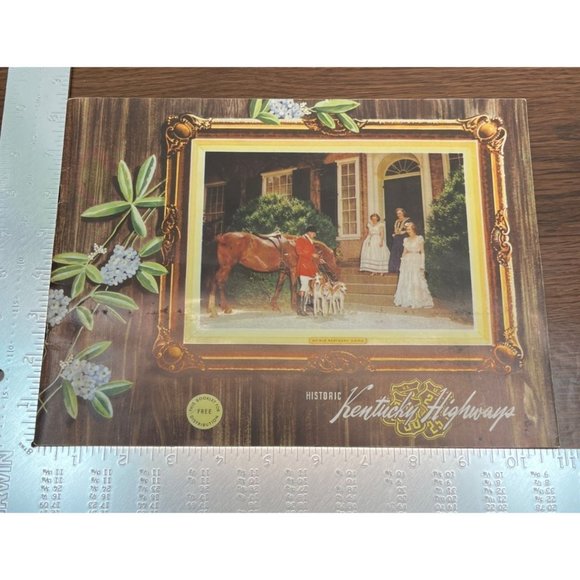 Vintage Official 1950 Kentucky Highways Road Map Photo Booklet Dept of Highways - Picture 9 of 9